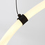 Lampe suspendue design Lunara avec LED intégrées à 3 niveaux de gradation - noir