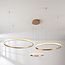 Design hanglamp Seluna met drie 3-staps dimbare ringen