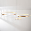 Design hanglamp Seluna met drie 3-staps dimbare ringen