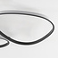 Plafonnier design Mirana 3-step dimmable - noir