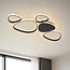 Design plafondlamp Zinara 3-staps dimbaar - zwart