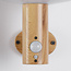 Applique solaire extérieure moderne en bois avec capteur - Dimmy