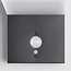 Moderne solar wandlamp zwart met sensor - Halo