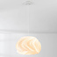 Lampe suspendue minimaliste au design ondulé - Skrive