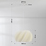 3D-geprinte Japandi hanglamp Tiba met golvend design