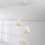 Lampe suspendue à 3 lumières avec design ondulé - Inswa