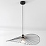 Lampe suspendue Linae en métal noir