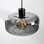 Hanglamp Shade - zwart en smoke glas