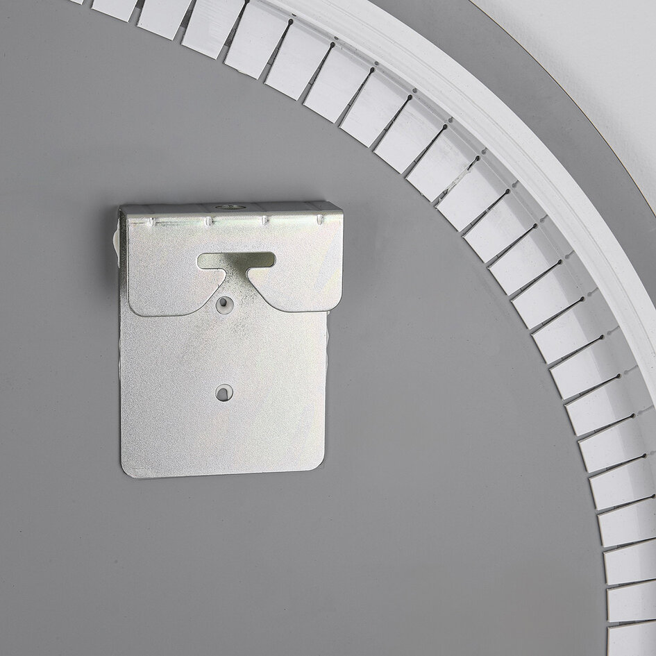 Miroir de salle de bains Shina avec LED dimmables, capteur tactile, couleurs réglables et miroir chauffant