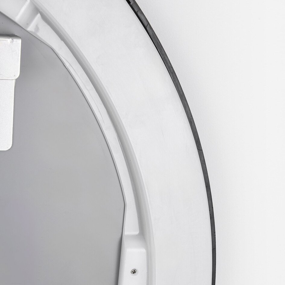 Miroir de salle de bain avec éclairage Radi Ø60 cm - LEDs dimmables avec capteur tactile, couleurs réglables et miroir chauffant