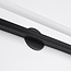 Miroir de salle de bain noir avec LED intégrées - Optix