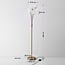 Moderne staande lamp Claire 5-lichts in goud met melkwit glas