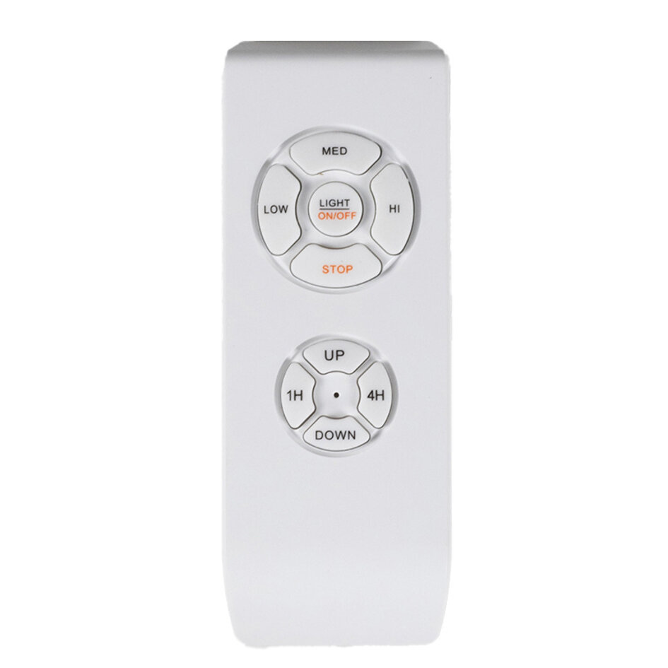 Zwarte plafondventilator met afstandsbediening incl. LED - Akira