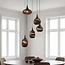 5-lichts design hanglamp van karton - Filtra