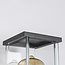 Moderne donker grijze wandlamp met sensor - Mick