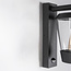 Donkergrijze design muurlamp van glas incl. sensor - Jonah