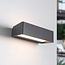 Donkergrijze design muurlamp - Raf