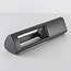 Lampe d'extérieur sur pied Jacob anthracite à LED intégrée - 50 cm