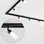1-fase railsysteem Vexa 3 meter met smalle G9 spots en matte diffuser