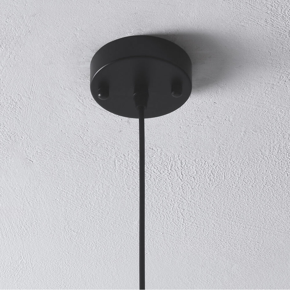 1-lichts hanglamp Trinidad met transparant glas - variant 1