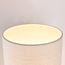 Lampadaire Lumo style Japandi - tissu blanc