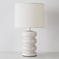 Lampe de table en céramique Sofara - blanc
