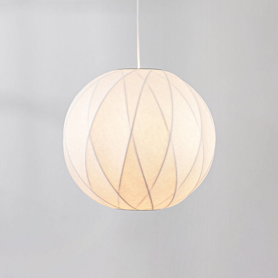 Minimalistische hanglamp in zijde-look - Seda