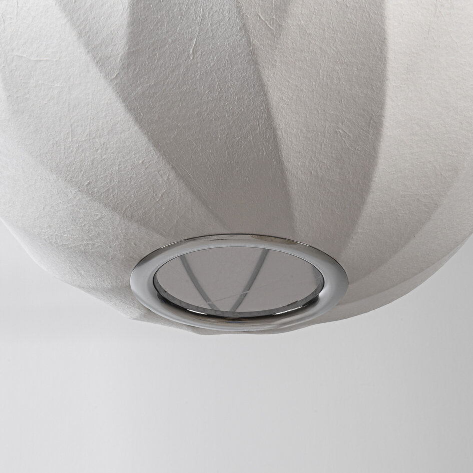 Minimalistische hanglamp in zijde-look - Seda