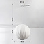 Suspension Seda - aspect soie