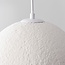 Lampe suspendue Wabi Sabi Yugen avec effet de pierre blanche
