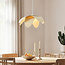 Lampe suspendue en feutre blanc cassé Tsuki