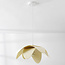 Lampe suspendue en feutre blanc cassé Tsuki