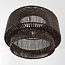 Lampe suspendue Japandi Sumi en brun foncé