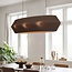 3-lichts kartonnen hanglamp Caryo