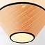 Lampe suspendue Japandi Seil avec abat-jour naturel en textile et corde tressée