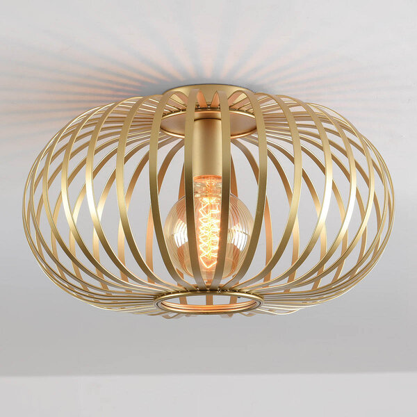 1-lichts plafondlamp Fiore - goud