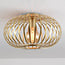 Plafondlamp Fiore - opengewerkte kap, goud