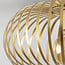 Plafondlamp Fiore - opengewerkte kap, goud