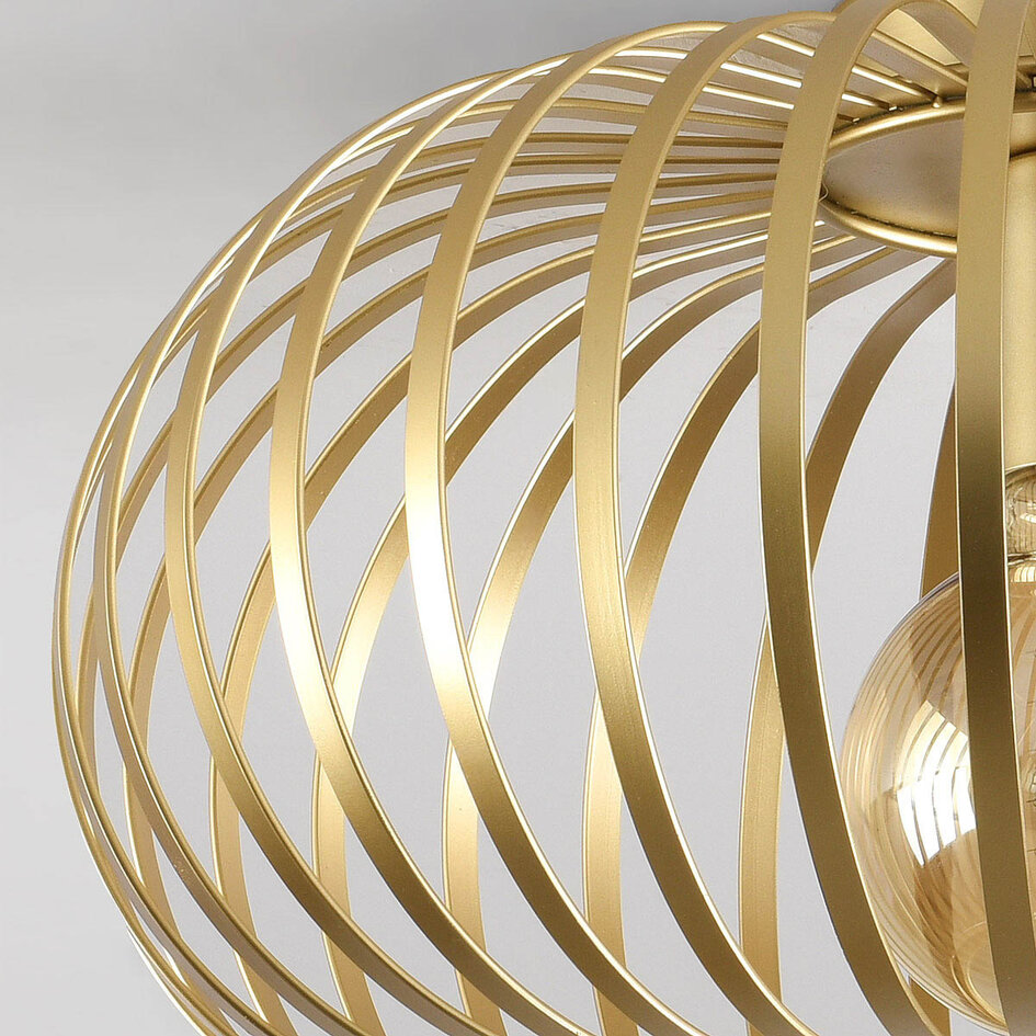 1-lichts plafondlamp Fiore - goud