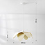 Lampe suspendue en feutre blanc cassé Tsuki