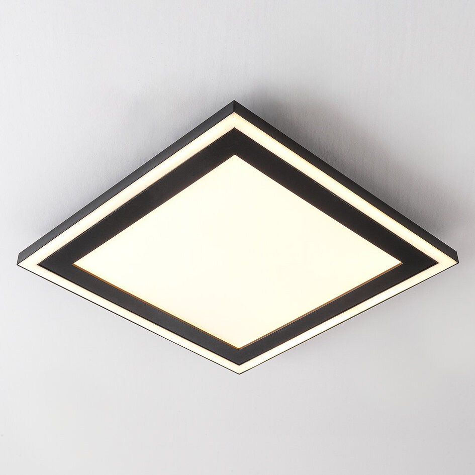 Vierkante plafondlamp 3-staps dimbaar - Noella