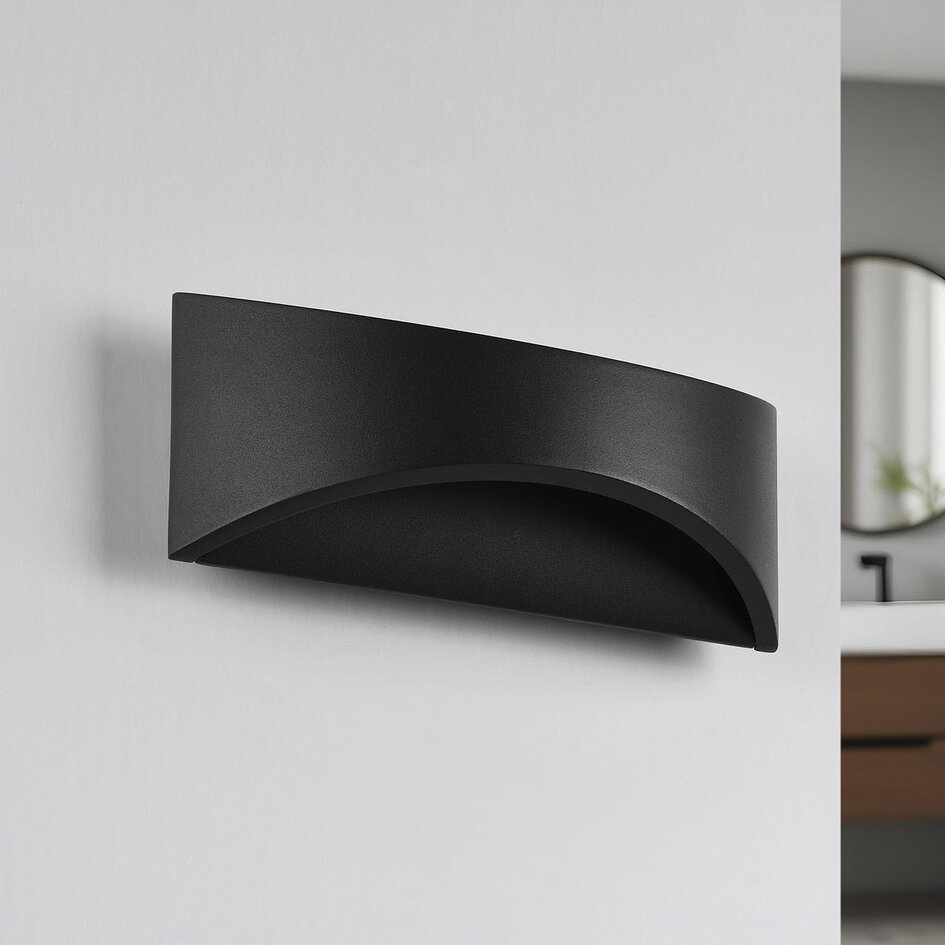 Applique de salle de bain moderne - noir