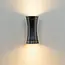 Moderne 2-lichts badkamer wandlamp Olympia - zwart