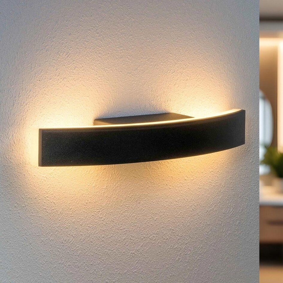 Applique design pour salle de bains - noir