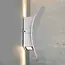 Witte design wandlamp voor badkamer - Ozzy