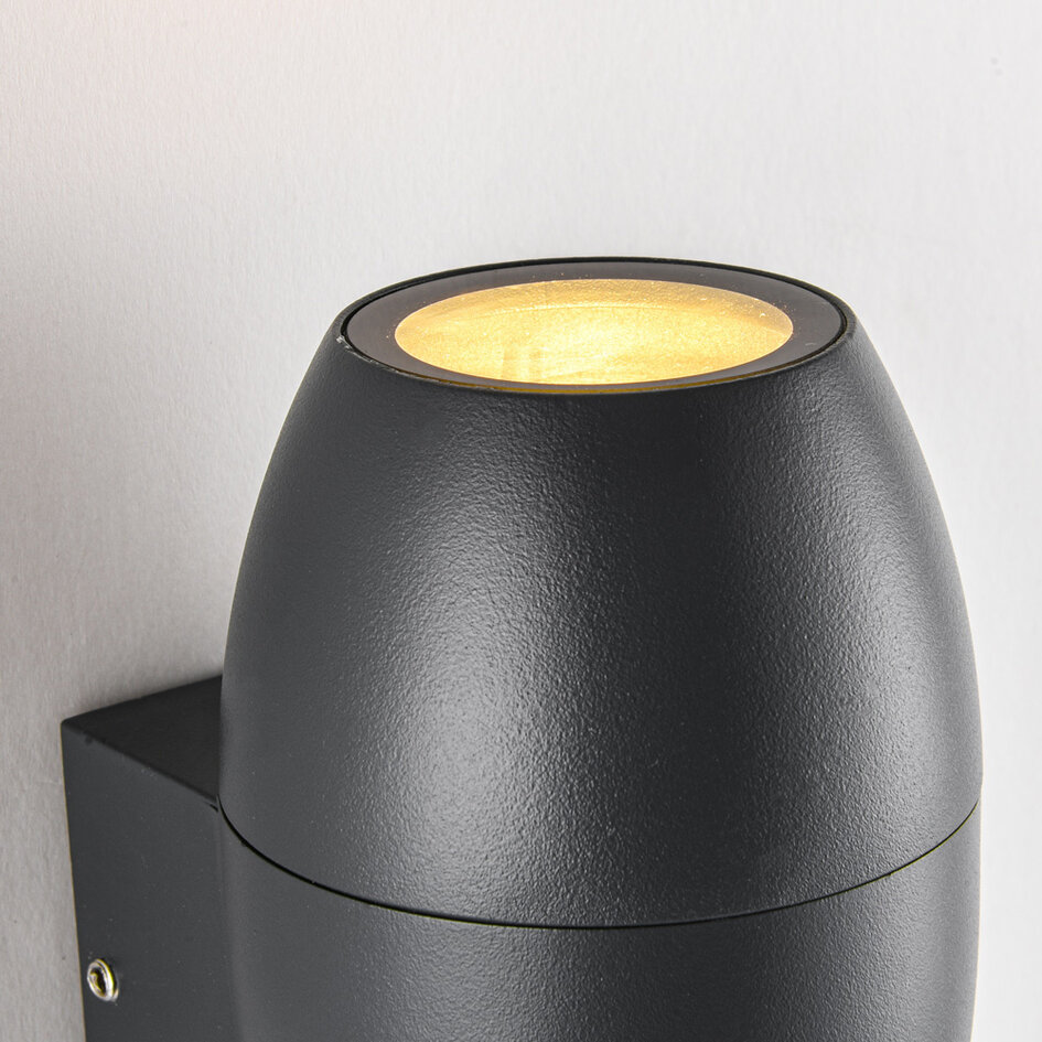 Applique ovale pour salle de bains, 1 lumière