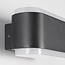 Applique de salle de bain noire design up down - Cale