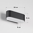 Applique de salle de bain noire design up down - Cale