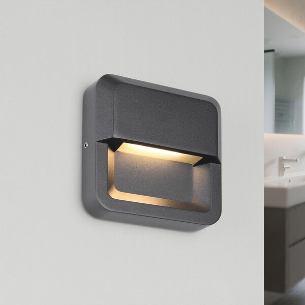 Lampe de salle de bains Nico - anthracite