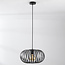 1-lichts hanglamp Sole - zwart